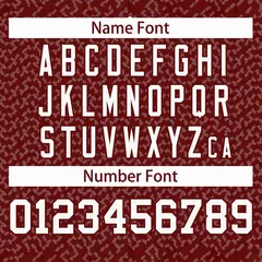 Crimson White Texture Graffiti Baseball Jersey 4