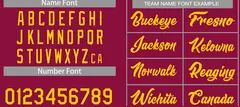 Crimson Yellow Classic Casual Basketball Jersey 3