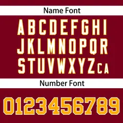 Crimson Yellow Stripe Raglan Authentic Baseball Jersey 4