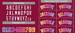 Curved Maroon Powder Blue White Basketball Jersey Sets 4