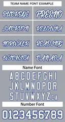 Custom Gray White-Royal Classic Basketball Jersey 3
