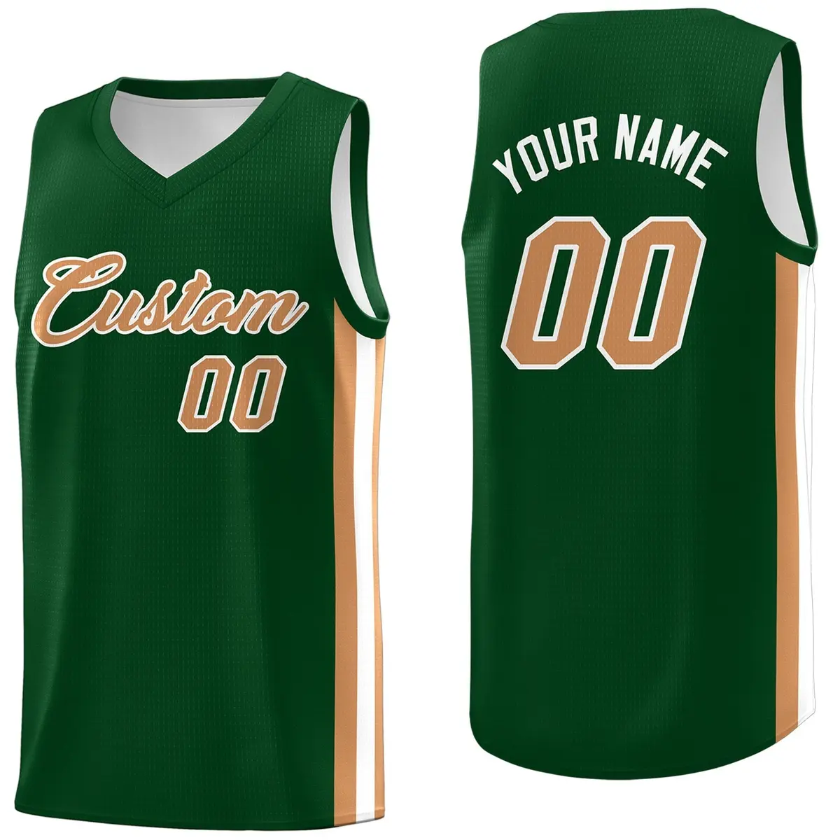 Custom Green Classic Athletic Casual Basketball Jersey