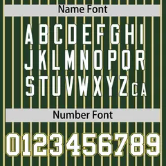 Custom Green Gold Tricolor Stripe Authentic Baseball Jersey 4