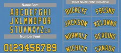 Custom Light Blue Yellow-Navy Bull Classic Basketball Jersey 4