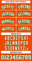 Custom Orange White-Kelly Green Classic Basketball Jersey 4
