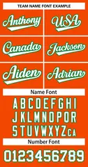 Custom Orange White-Kelly Green Classic Basketball Jersey 4