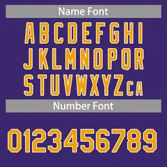 Custom Purple Yellow-White Classic Casual Basketball Jersey 4