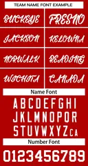Custom Red White Classic Basketball Jersey 3
