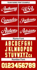 Custom Red White Classic Basketball Jersey 2