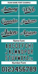 Custom Teal Black-White Classic Basketball Jersey 3