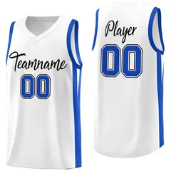 Custom White Classic Mesh Sport Basketball Jersey