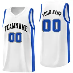 Custom White Classic Mesh Sport Basketball Jersey