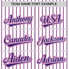 Custom White Pink Tricolor Stripe Authentic Baseball Jersey 3