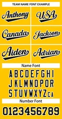 Custom Yellow Black-White Classic Basketball Jersey 3