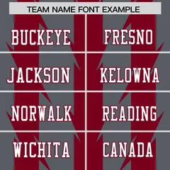 Dark Gray Crimson Razr Stripe Graffiti Pattern Flag Football Jersey 3