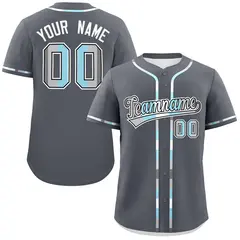 Dark Gray Demiboy Pride Month Baseball Jersey 1