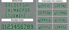 Dark Gray Green Classic Casual Basketball Jersey 3