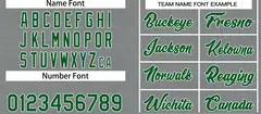 Dark Gray Green Classic Casual Basketball Jersey 3