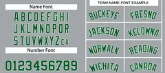 Dark Gray Green-White Classic Bull Sets Basketball Jersey 4