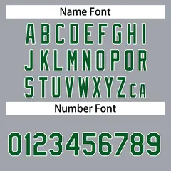 Dark Gray Green-White Classic Casual Basketball Jersey 4