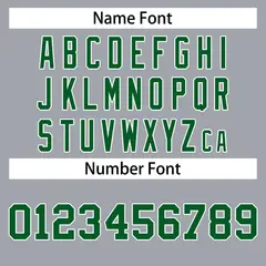 Dark Gray Green-White Classic Casual Basketball Jersey 4