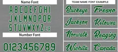 Dark Gray Green-White Heal Basketball Jersey Uniform Set 4