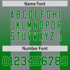 Dark Gray Kelly Green Gradient Vertical Stripe Football Jersey 4