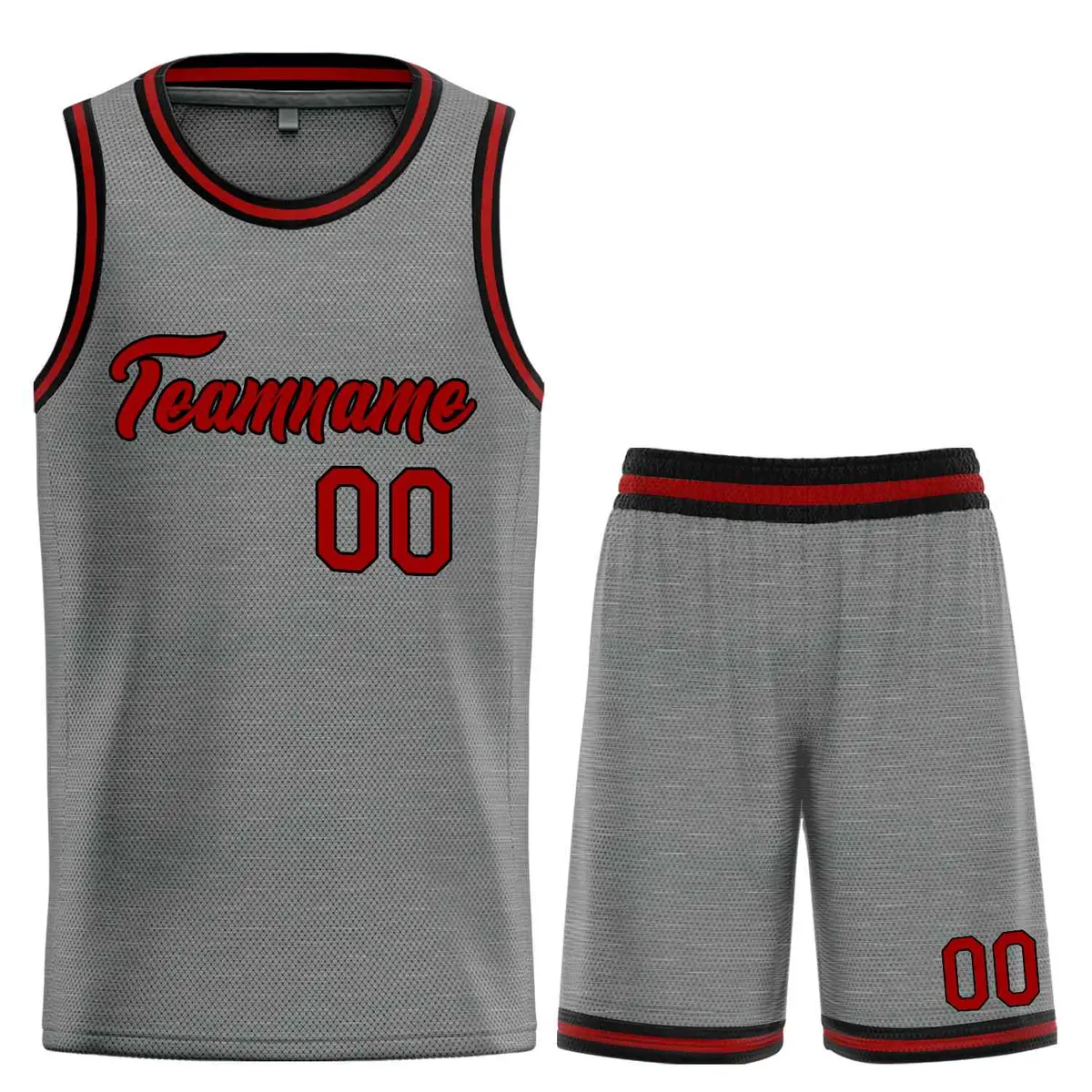 Dark Gray Maroon-Black Heal Classic Basketball Jersey