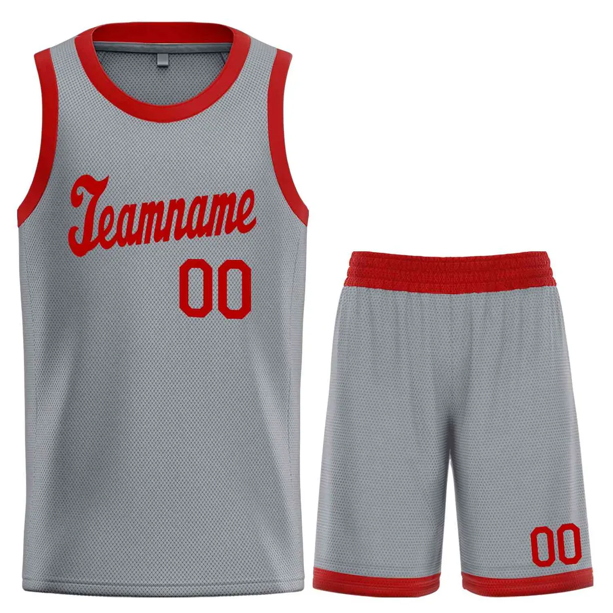 Dark Gray Maroon Classic Basketball Uniform Jersey