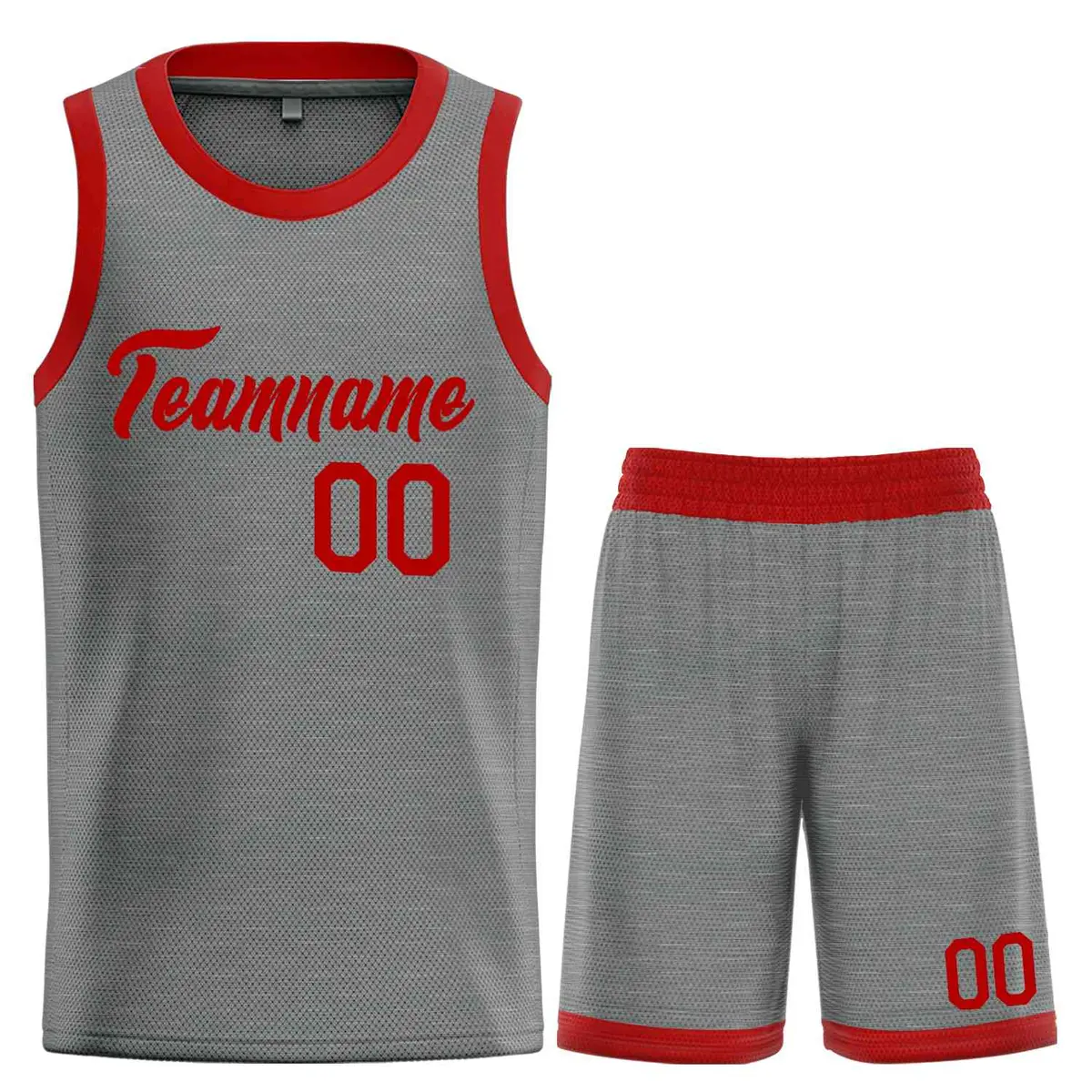Dark Gray Maroon Heal Basketball Jersey Uniform Set