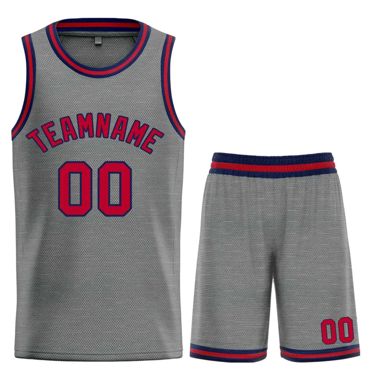 Dark Gray Maroon-Navy Classic Bull Sets Basketball Jersey