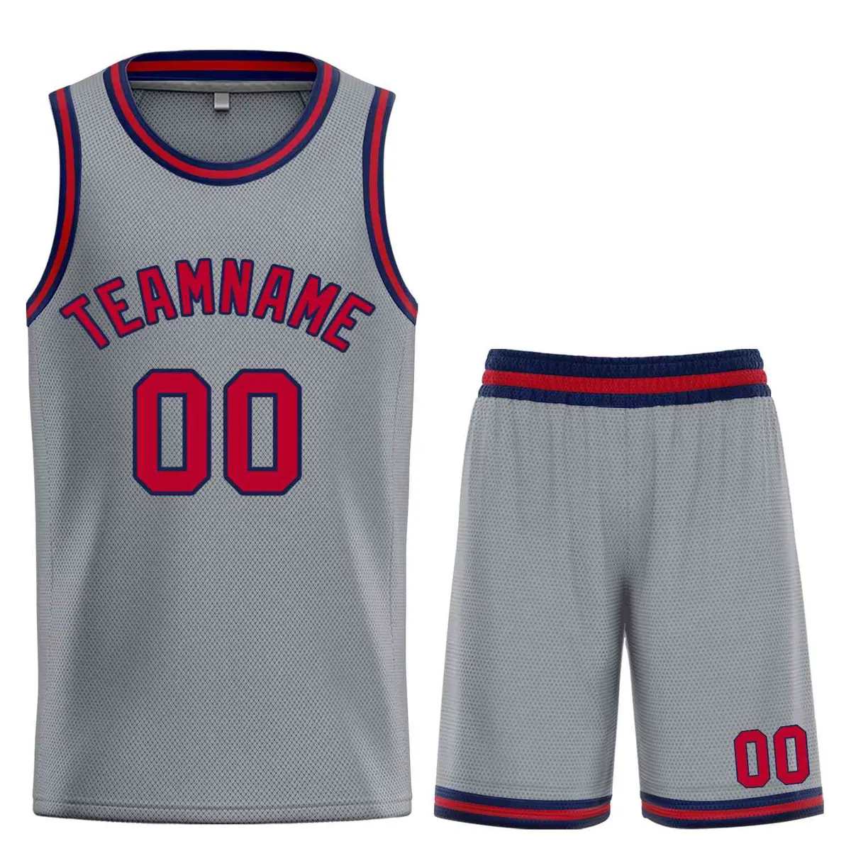 Dark Gray Maroon-Navy Classic Bull Sets Basketball Jersey
