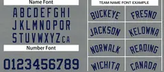 Dark Gray Navy Classic Casual Basketball Jersey 3