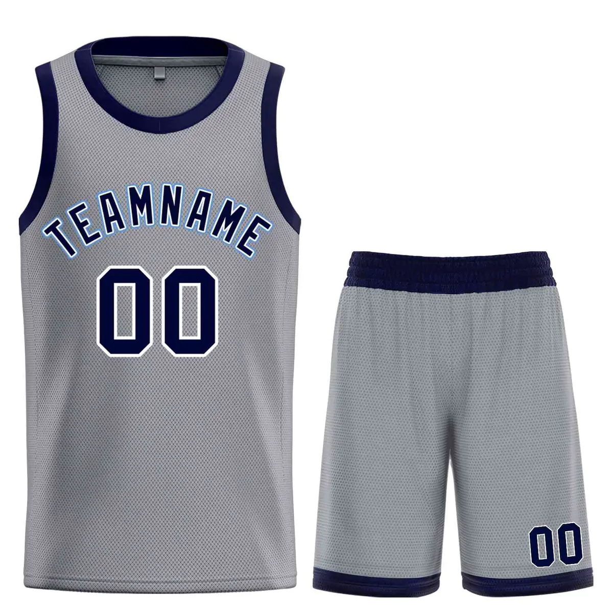 Dark Gray Navy-White Classic Bull Sets Basketball Jersey