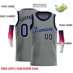Dark Gray Navy-White Classic Casual Basketball Jersey 2