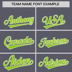 Dark Gray Neon Green Stripe Animals Graffiti Raglan Baseball Jersey 3