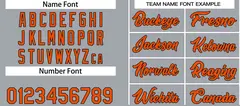 Dark Gray Orange-Black Heal Basketball Jersey Uniform Set 4