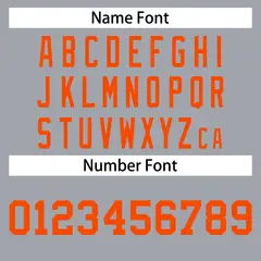 Dark Gray Orange Classic Casual Basketball Jersey 4