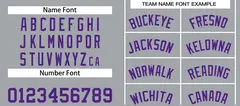 Dark Gray Purple Classic Bull Sets Basketball Jersey 4