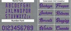 Dark Gray Purple Classic Casual Basketball Jersey 3