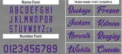 Dark Gray Purple Heal Classic Basketball Jersey 4