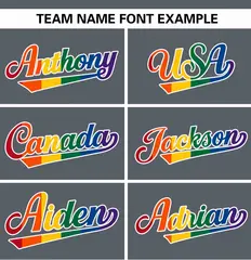 Dark Gray Rainbow Pride Month Raglan Sleeves Baseball Jersey 3