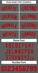 Dark Gray Red Classic Basketball Jersey 3