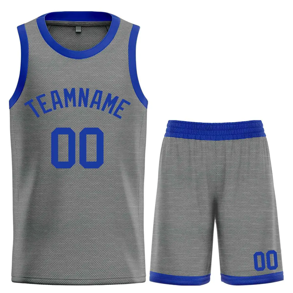 Dark Gray Royal Classic Bull Sets Basketball Jersey