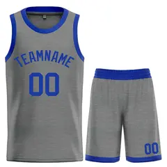 Dark Gray Royal Classic Bull Sets Basketball Jersey