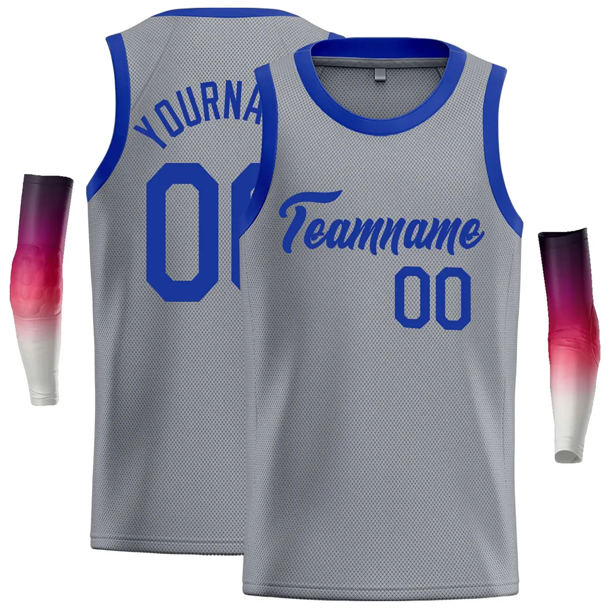 Dark Gray Royal Classic Casual Basketball Jersey