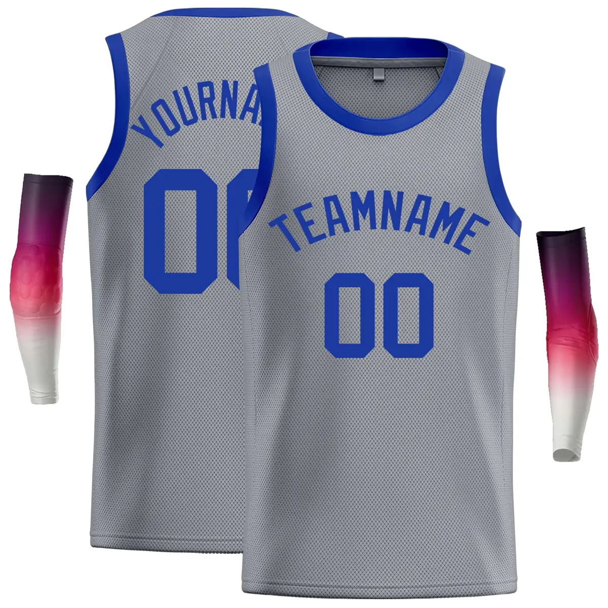 Dark Gray Royal Classic Casual Basketball Jersey