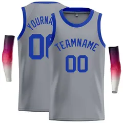 Dark Gray Royal Classic Casual Basketball Jersey