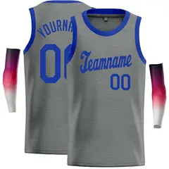 Dark Gray Royal Classic Casual Basketball Jersey