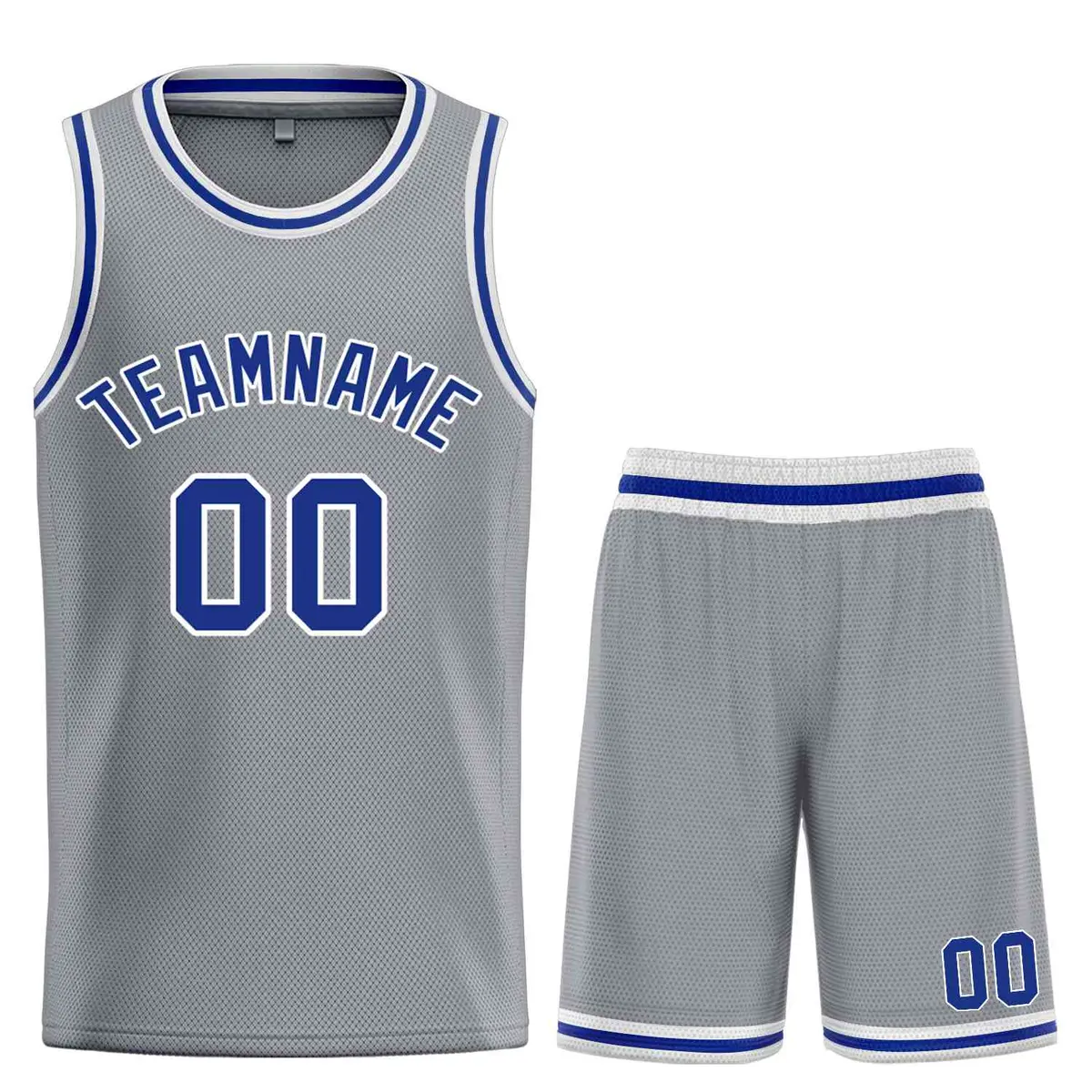 Dark Gray Royal-White Classic Bull Sets Basketball Jersey